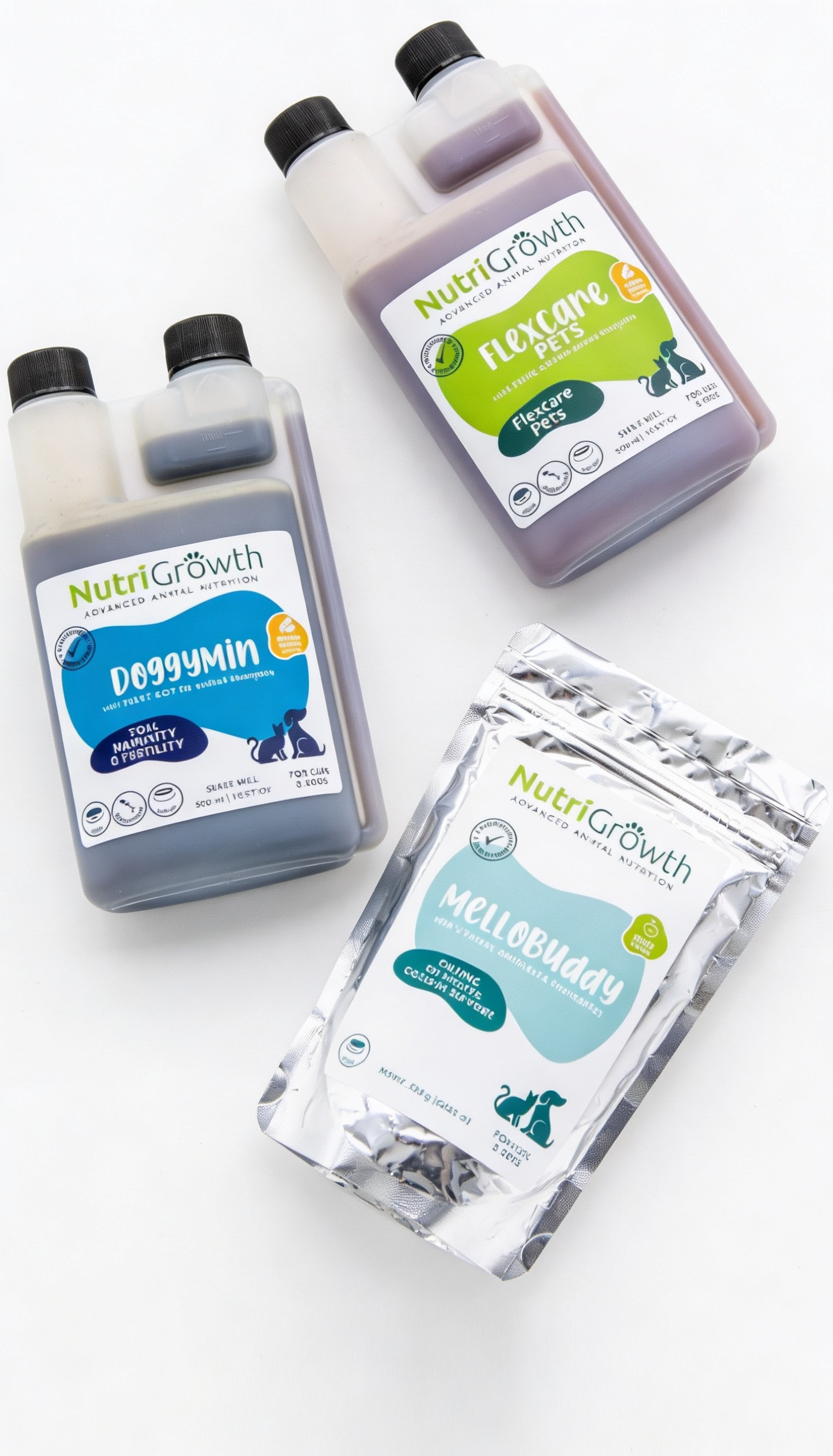 FlexCare Pets & DoggyMin Bundle (Joint, Mobility, Skin, Immunity and Fertility Support For Dogs & Cats)