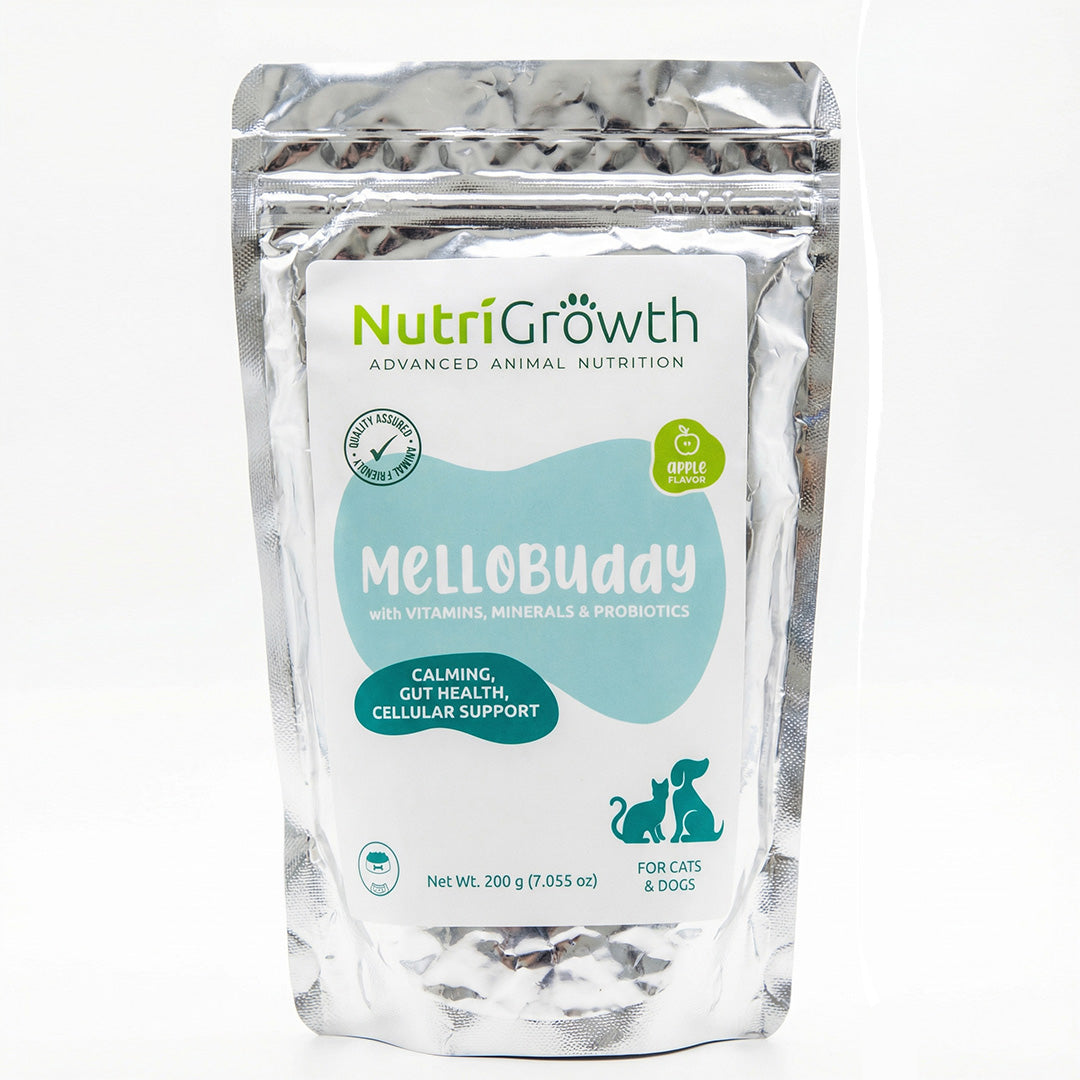 MelloBuddy™ Calming Supplement for Dogs & Cats | Gut & Stress Support